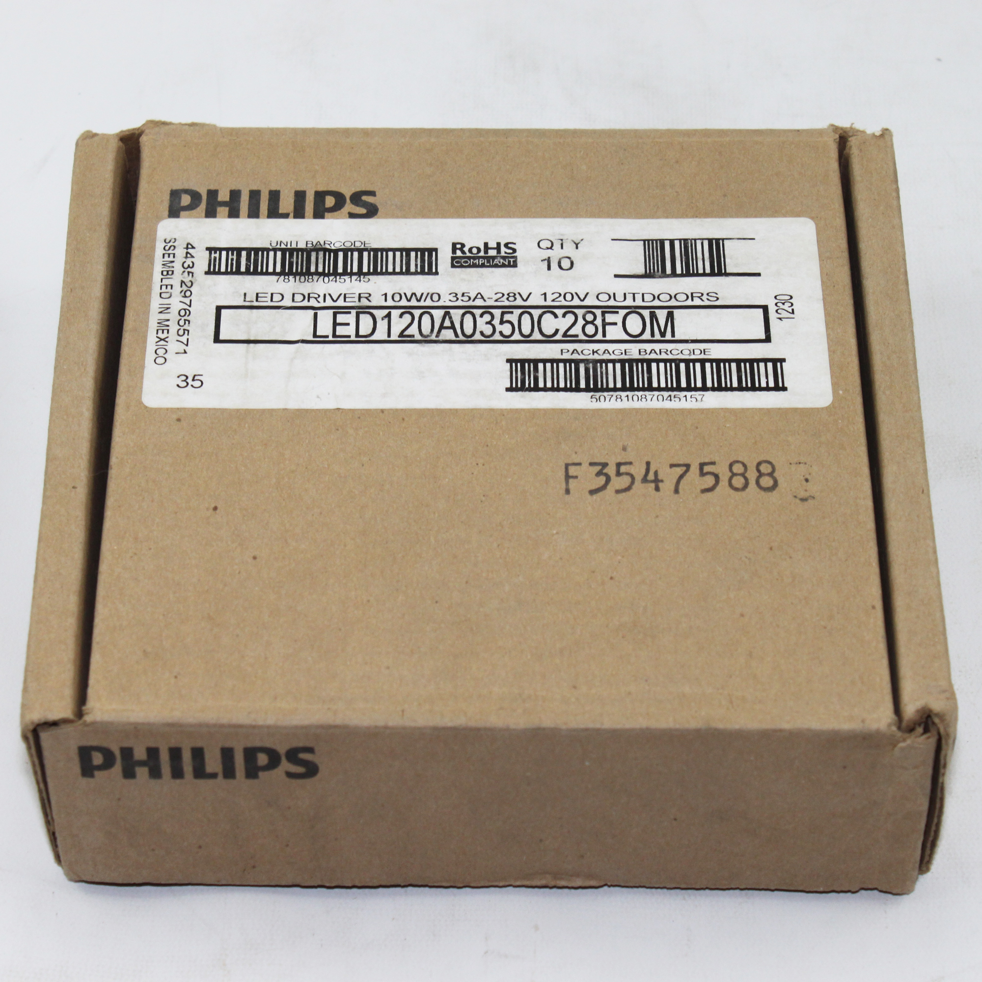 PHILIPS ADVANCE BALLAST LED120A0350C28FO XITANIUM LED ELECTRONIC