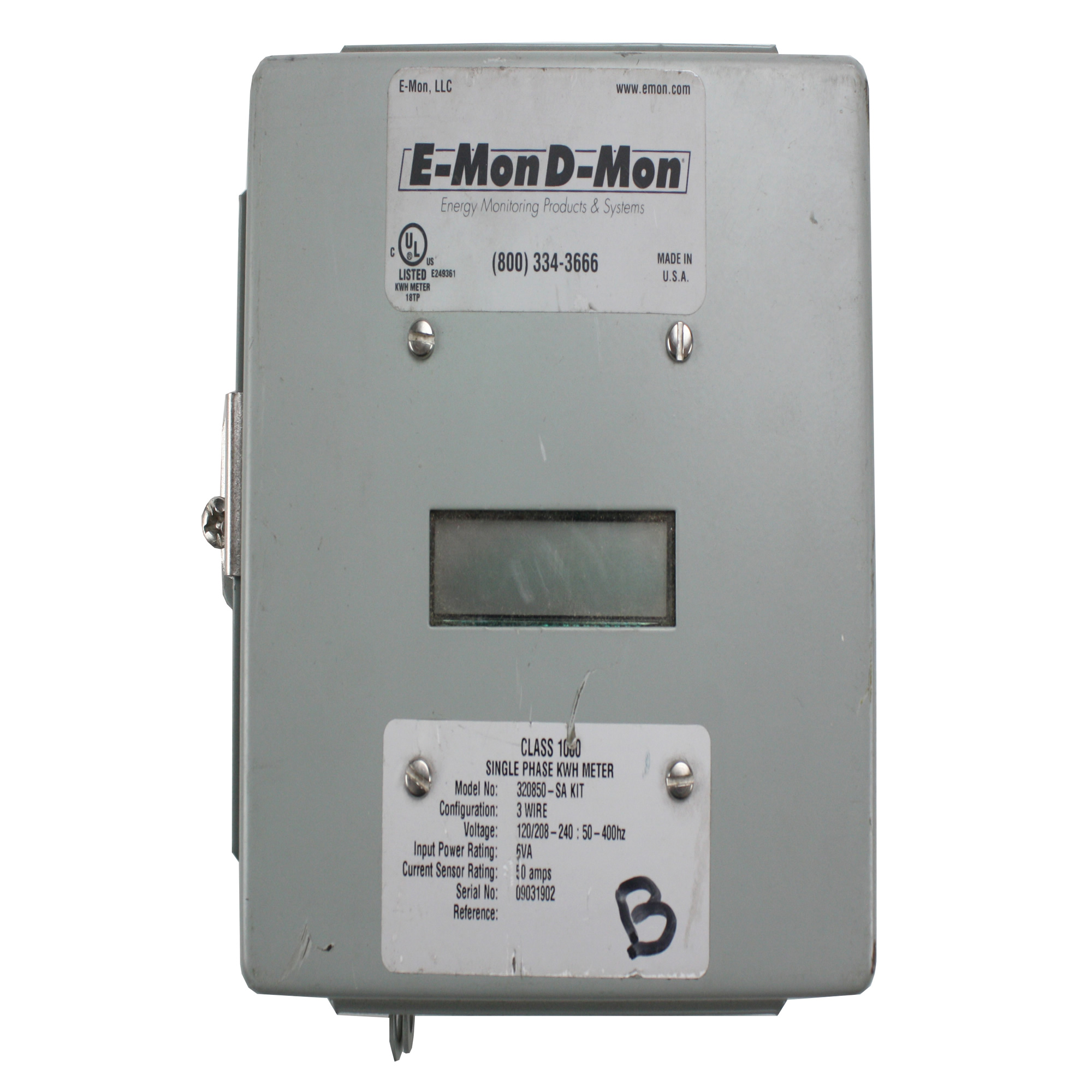 EMON DMON EMON DMON 120/208240V 50A 5VA 1Y KWH METER 320850SA KIT