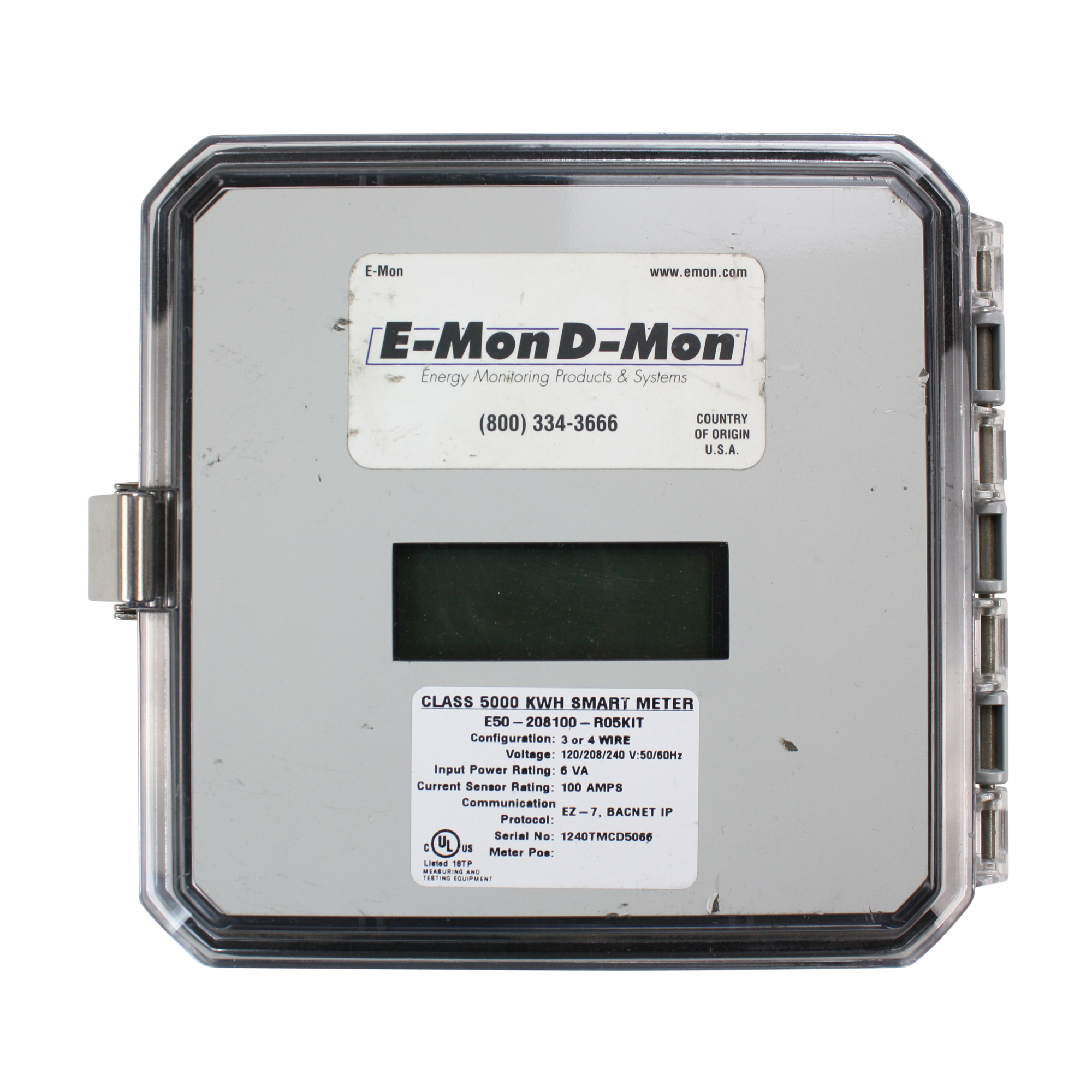 EMON DMON E50208100R05KIT 120/208/240V 100A CLASS 5000 KWH SMART