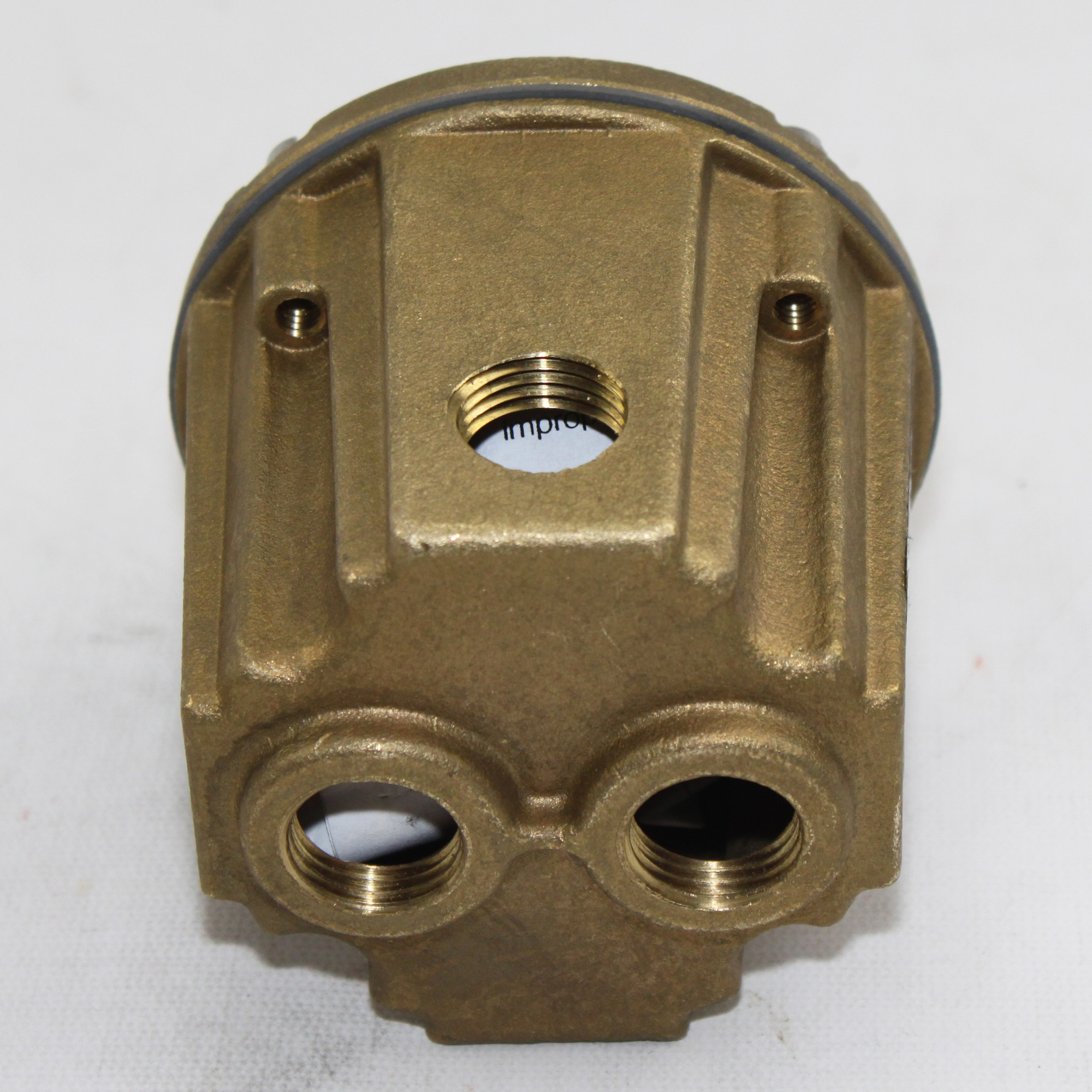 KIM LIGHTING JBR21 1/2" NPT BRASS ARCHITECTURAL JUNCTION BOX W/ CGB