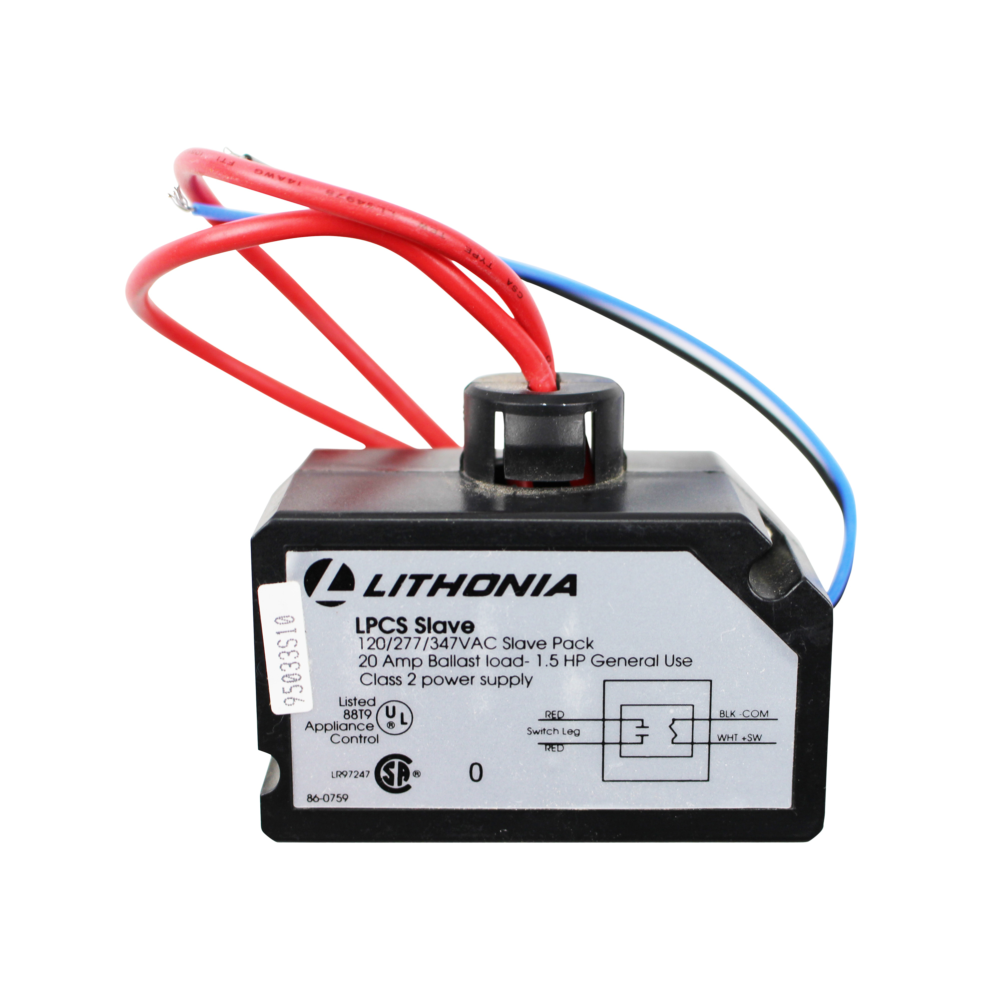 LITHONIA SYNERGY LPCS POWER CONTROL STATION, SLAVE, 20A, 120/220/277V