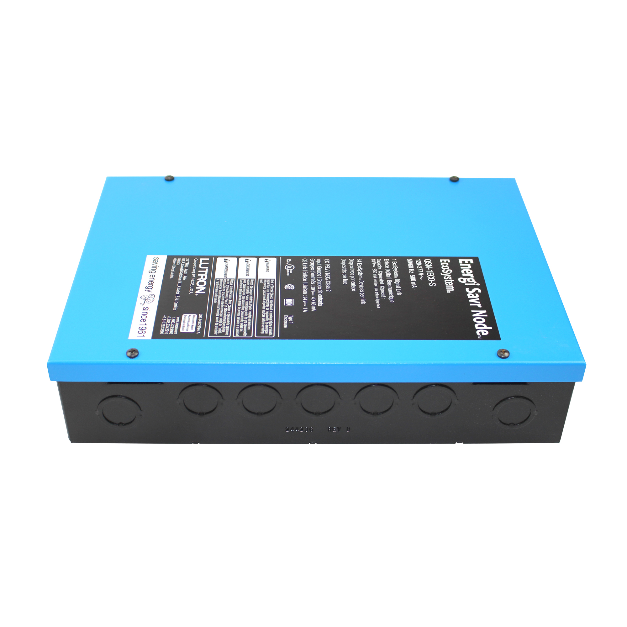 LUTRON QSN1ECOS ECOSYSTEM, DIGITAL LINK ENERGI SAVR NODE, 500 MA