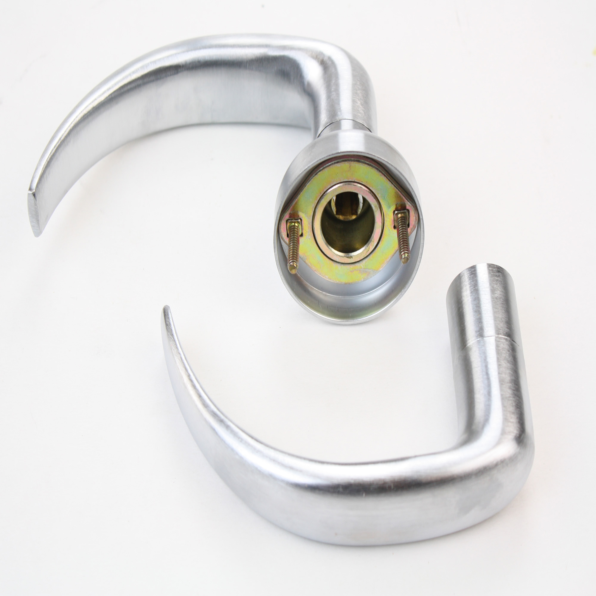 SCHLAGE L9010 17 626 00A RH SATIN CHROME PASSAGE LATCH DOOR HANDLE LOCK SET