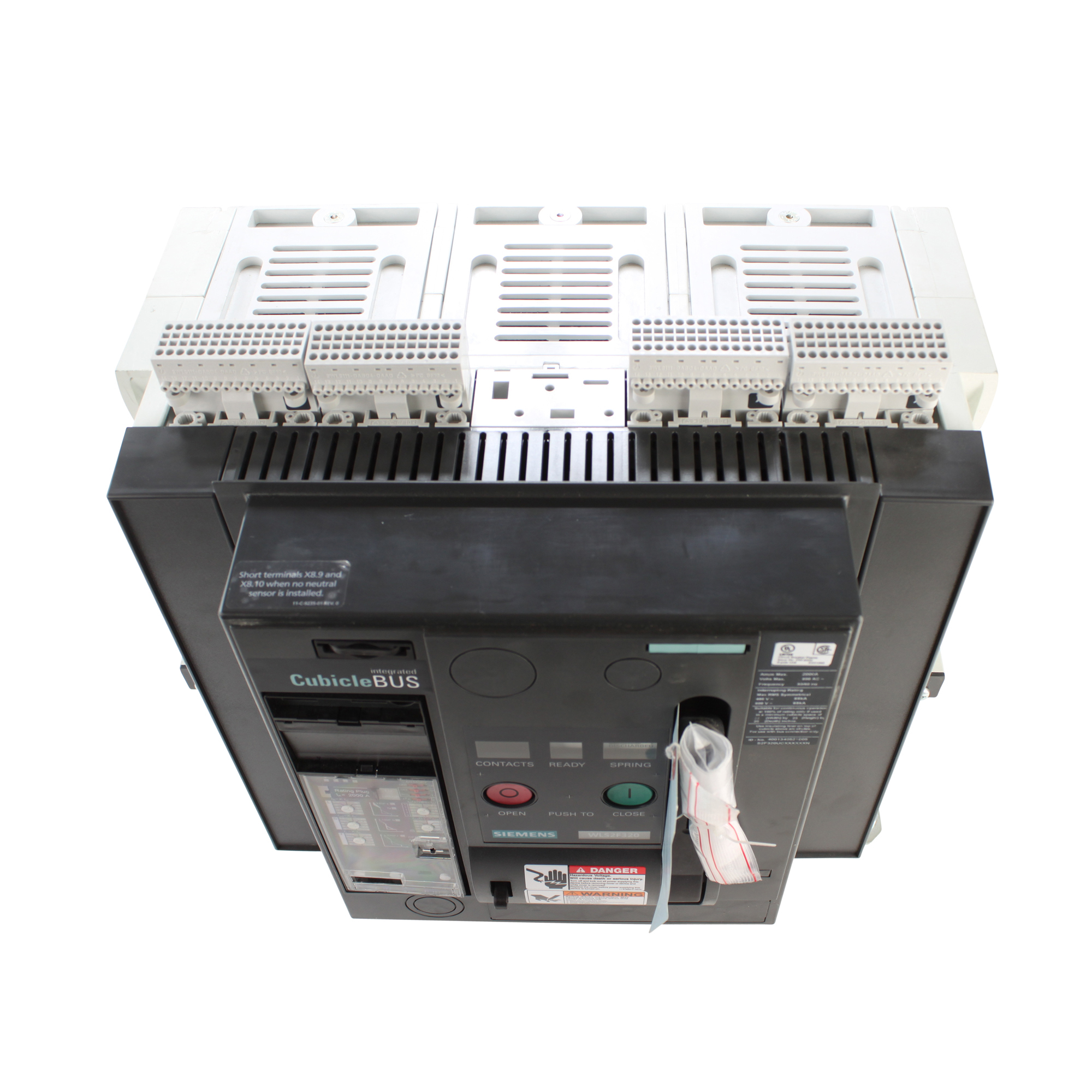 SIEMENS WLS2F320 ETU745 BUS FRAME WL AIR CIRCUIT BREAKER 480V,