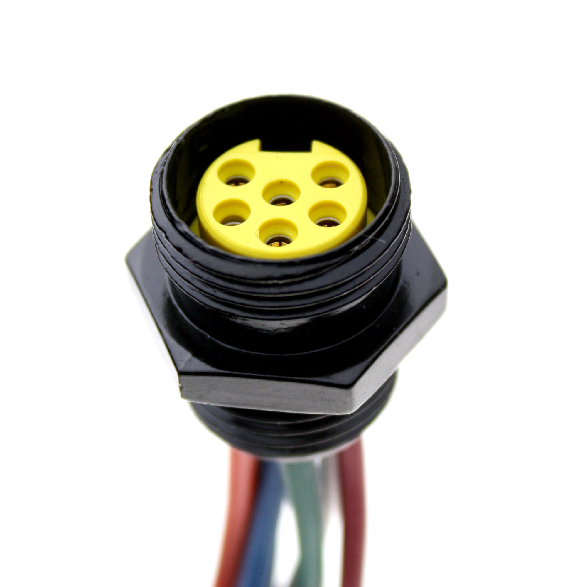 DANIEL WOODHEAD BRAD HARRISON 41607 MINICHANGE RECEPTACLE 6P FEMALE