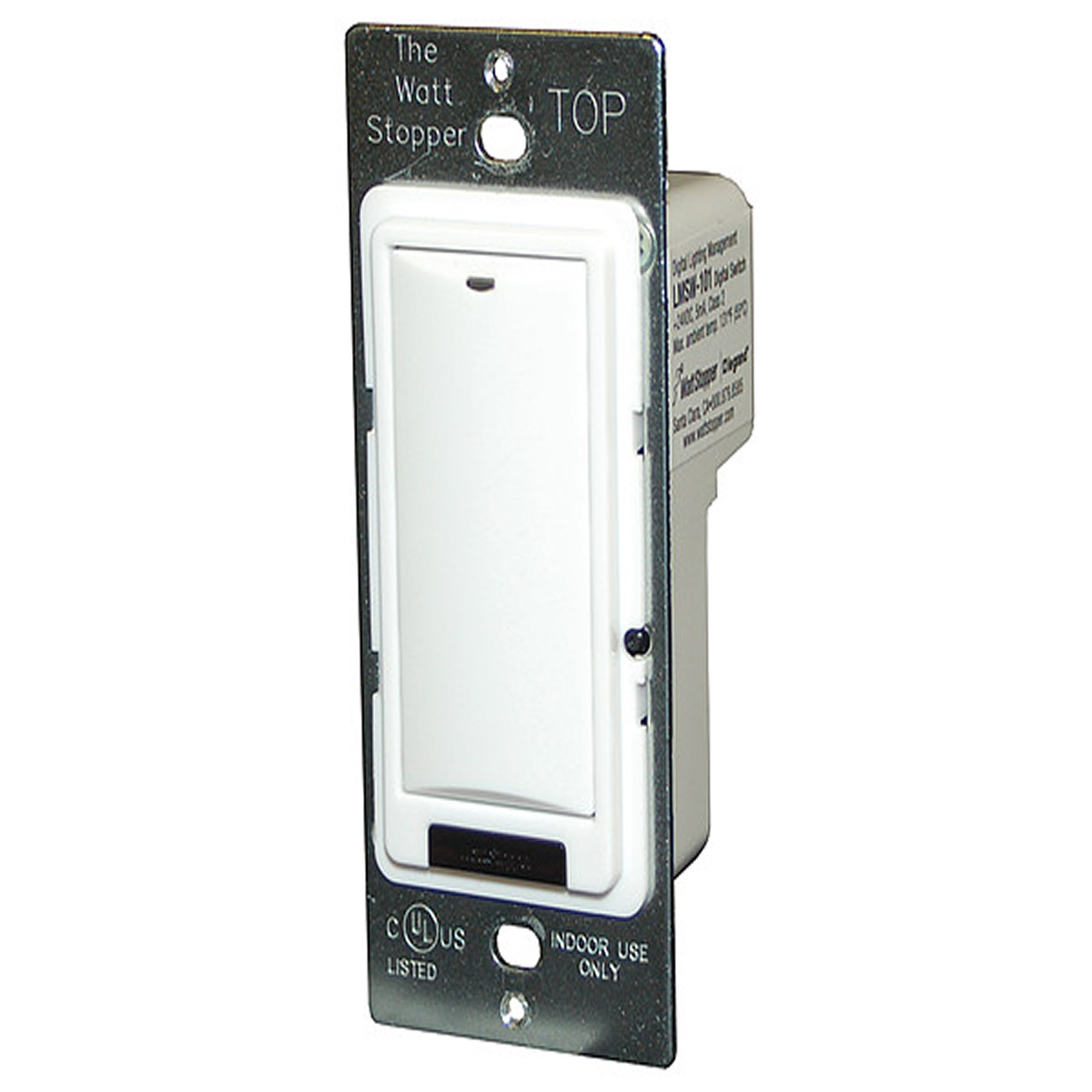 WATTSTOPPER LMSW101W DIGITAL SWITCH, 1 BUTTON, INFRARED, WHITE