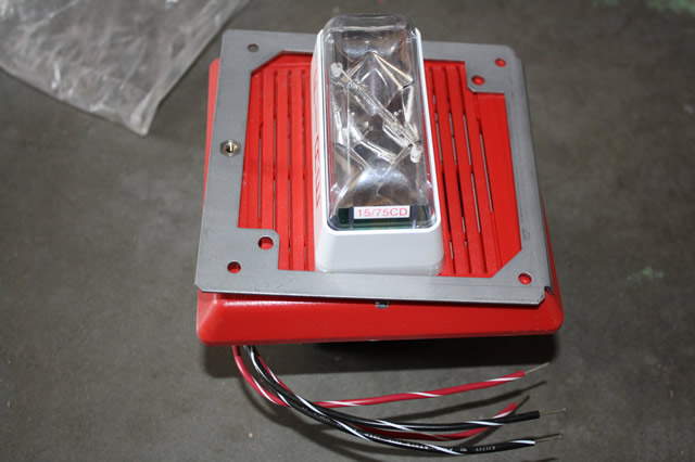   IS FOR ONE EST EDWARDS 757 7A RS70 RED FIRE ALARM SPEAKER STROBE