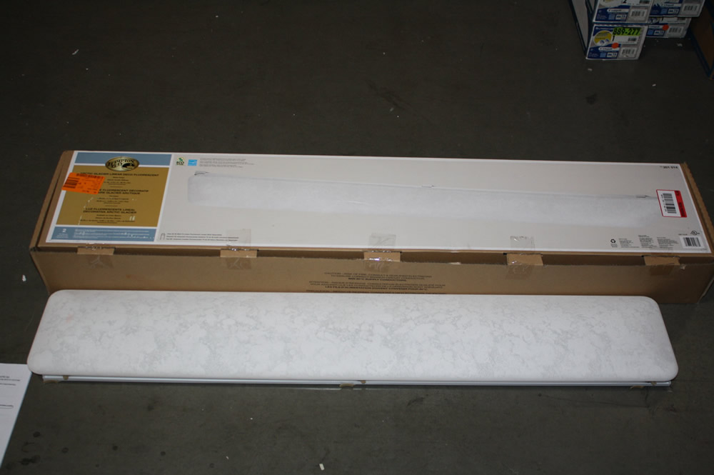 HAMPTON BAY ARCTIC GLACIER DECORATIVE FLUORESCENT CEILING HAMPTON BAY ARCTIC GLACIER DECORATIVE FLUORESCENT CEILING