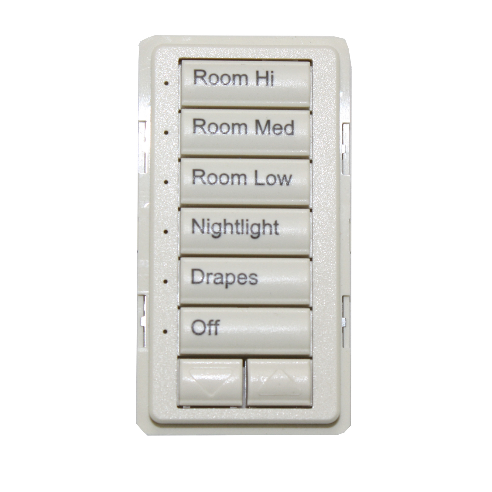 LUTRON SKD6BRLBIE HOMEWORKS SEETOUCH 6BUTTON ENGRAVED WALL STATION
